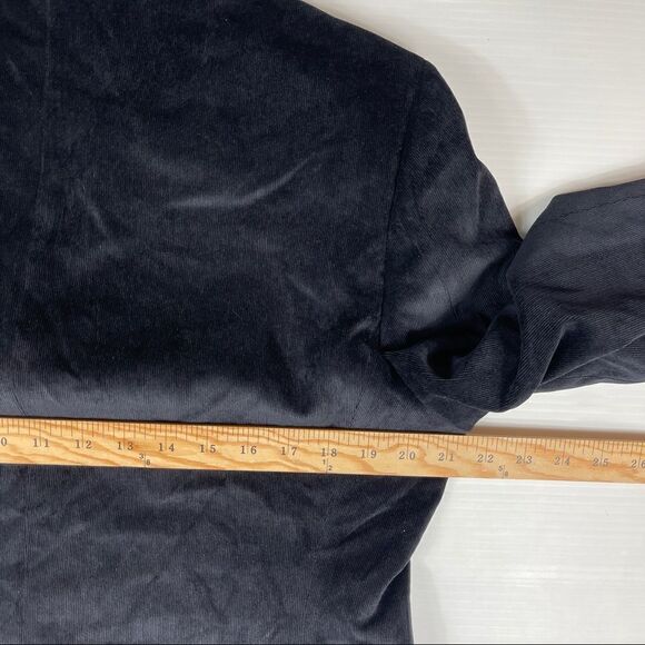 Haight & Ashbury Holland Blazer Sport Coat Corduroy Navy Pyschedelic Men's 42R - Picture 8 of 11